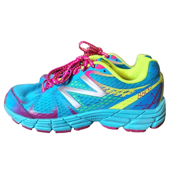 New Balance 880v4 Women's Neon Athletic Running Shoes Size 5 - Picture 2 of 11